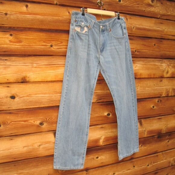 Vintage True Religion Mens Joey Super T Jeans 40 X 32 - Picture 3 of 14